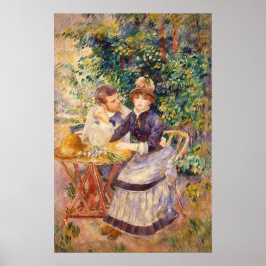 Im Garten von Pierre-Auguste Renoir Poster (Vorne)