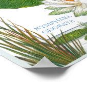 Im Garten ~ Wasser Lily Poster (Ecke)