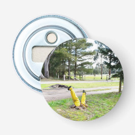 Im Garten wieder verloren Flaschenöffner