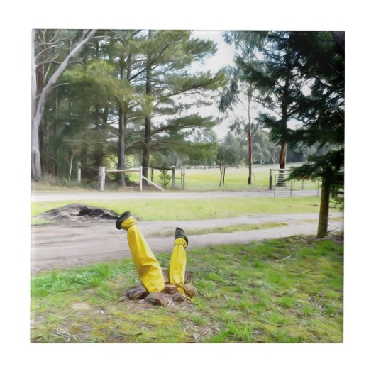 Im Garten wieder verloren Fliese (Vorderseite)