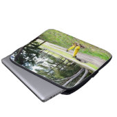 Im Garten wieder verloren Laptopschutzhülle (Vorne Knopf)