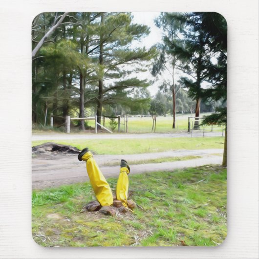 Im Garten wieder verloren Mousepad (Vorne)