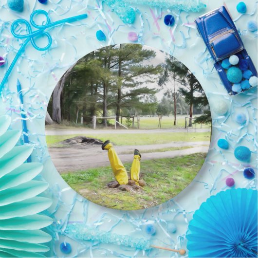 Im Garten wieder verloren Pappteller (Party)