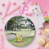 Im Garten wieder verloren Pappteller (Party)