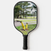 Im Garten wieder verloren Pickleball Schläger (Rückseite)