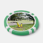 Im Garten wieder verloren Pokerchips (Einzeln)