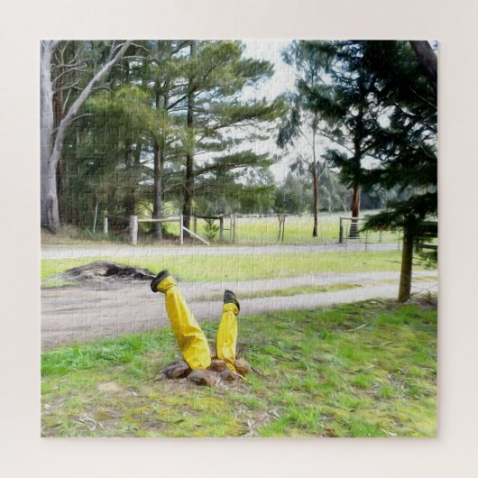 Im Garten wieder verloren Puzzle (Vertikal)