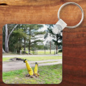 Im Garten wieder verloren Schlüsselanhänger (Rückseite)