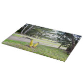 Im Garten wieder verloren Schneidebrett (Ecke)