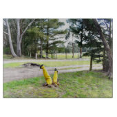 Im Garten wieder verloren Schneidebrett (Vorderseite)