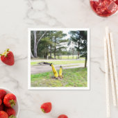 Im Garten wieder verloren Serviette (Beispiel)