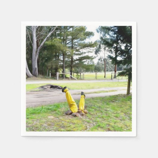 Im Garten wieder verloren Serviette (Vorderseite)