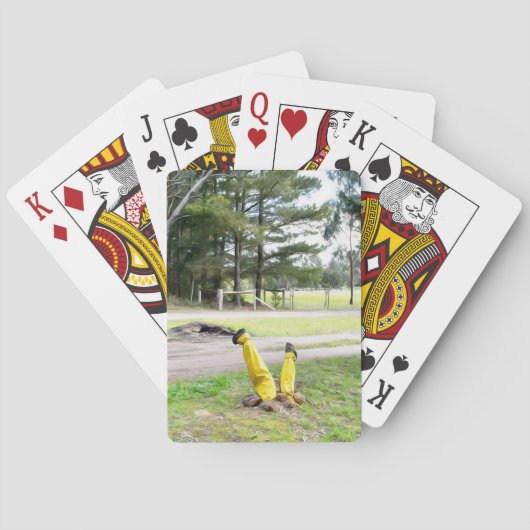 Im Garten wieder verloren Spielkarten (Rückseite)