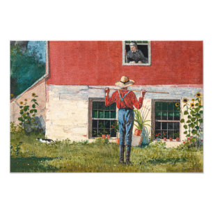 Im Garten Winslow Homer Fotodruck