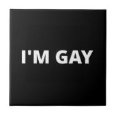 I'm Gay Fliese (Vorderseite)