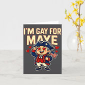 I'm Gay For Maye Funny Hearts Karte (Gelbe Blume)