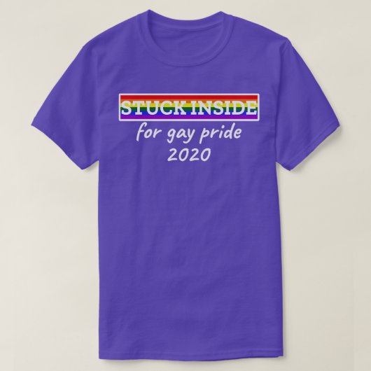 Im Gay Pride 2020 stecken T-Shirt (Design vorne)