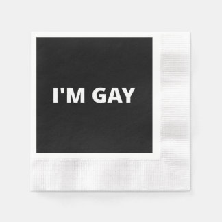 I'm Gay Serviette