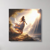 Im Gebet 4 Leinwanddruck (Vorderseite)