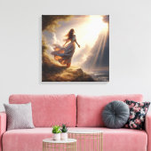 Im Gebet 4 Leinwanddruck (Insitu (Wohnzimmer))