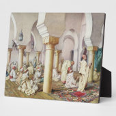 Im Gebet in der Moschee, 1884 Fotoplatte (Seite)