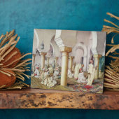 Im Gebet in der Moschee, 1884 Fotoplatte (Seite)