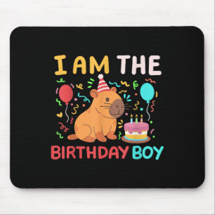 Im Geburtstagskind Niedlich Capybara Kids Bday Fam Mousepad