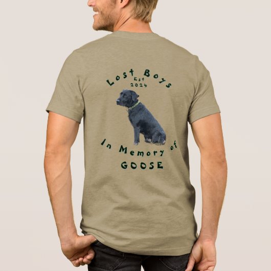 Im Gedächtnis des Gänse-Shirts Tri-Blend Shirt (Rückseite)