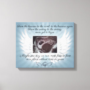 Im Gedächtnis des Verlustes Baby Canvas Print Leinwanddruck