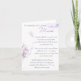 Im Gedächtnis einer sehr geehrten Mutter Sympathie Karte