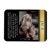 im Gedächtnis eines verlorenen Haustiers Magnet (Horizontal)