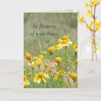 Im Gedächtnis Ihrer Nichte Card von Janz Karte