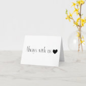 Im Gedächtnis: Immer mit US-BLANK-Karte Karte (Gelbe Blume)