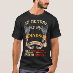 Im Gedächtnis meines Enkelsohn liebte nie vergesse T-Shirt