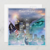 Im Gedächtnis von 911 Tribute Card werden wir nie  (Vorne/Hinten)