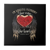 Im Gedächtnis waren Ihre Wünsche bereit Fliese (Vorderseite)