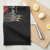 Im Gedächtnis waren Ihre Wünsche bereit Geschirrtuch (Viertel Falte)