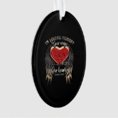 Im Gedächtnis waren Ihre Wünsche bereit Ornament (Vorderseite)