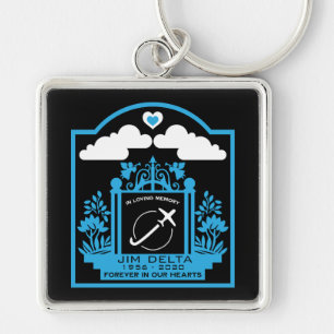 Im Gedächtnispilotengeschenk Schlüsselanhänger