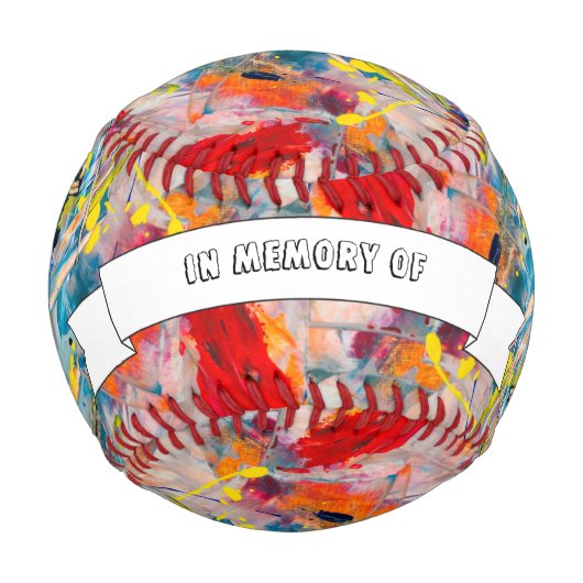 Im Gedenken an Baseball leendet Baseball (Vorderseite)