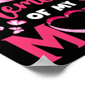 Im Gedenken an den Brustkrebs meiner Mama Poster (Ecke)