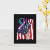 Im Gedenken an den Jurastudenten Selbstmordbewusst Karte (Gelbe Blume)