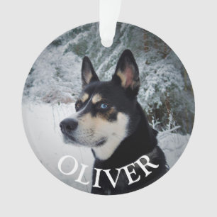 Im Gedenken an die Hunde-Gedenkstätte Weihnachtsku Ornament