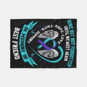 Im Gedenken an die Liebe der besten Freunde Selbst Fleecedecke (Vorderseite (Horizontal))