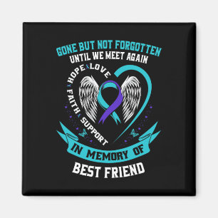 Im Gedenken an die Liebe der besten Freunde Selbst Magnet