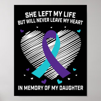 Im Gedenken an die liebende Tochter Selbstmordbewu Poster