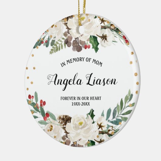 Im Gedenken an die Mama Weihnachtsschmuck (Links)