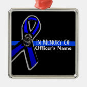 IM GEDENKEN AN DIE OFFICER SUPPORT POLICE ORNAMENT (Vorne)