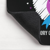 Im Gedenken an meine liebende Tochter Suizidpräven Mousepad (Ecke)