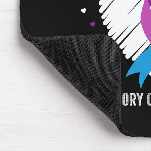 Im Gedenken an meine liebende Tochter Suizidpräven Mousepad (Ecke)